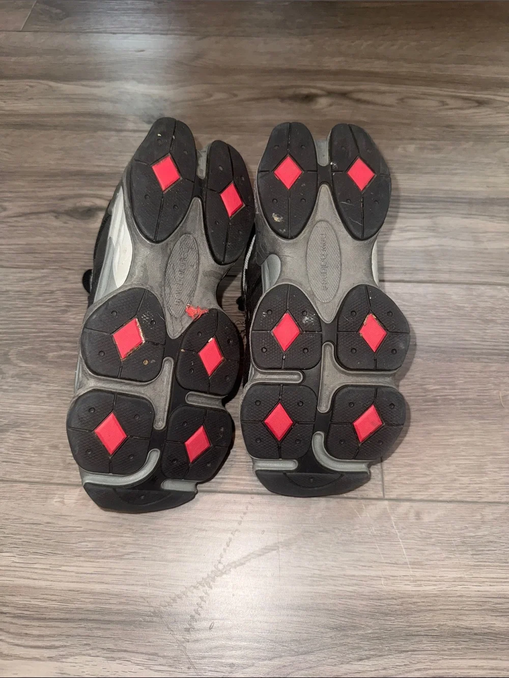 New Balance Black and Gray Casual Sneakers